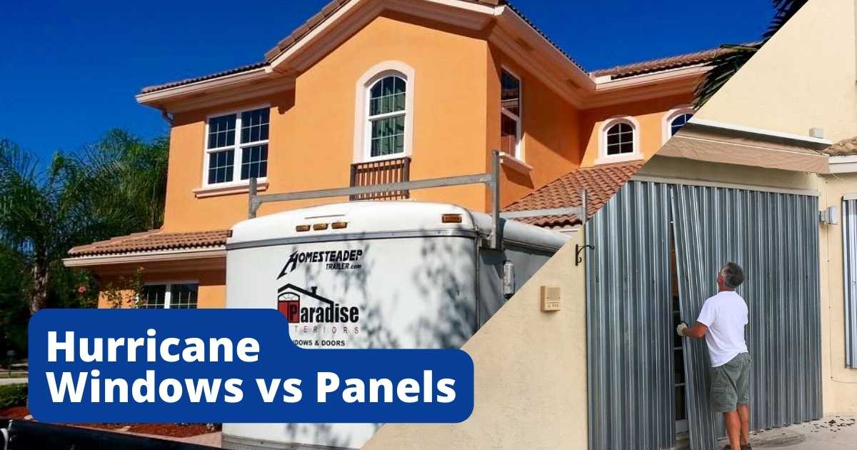 Impact Windows vs Hurricane Shutters - Paradise Exteriors, LLC
